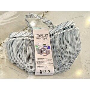 G.U.S. Shower Gray Tote featuring detachable water resistant Phone Pocket NEW
